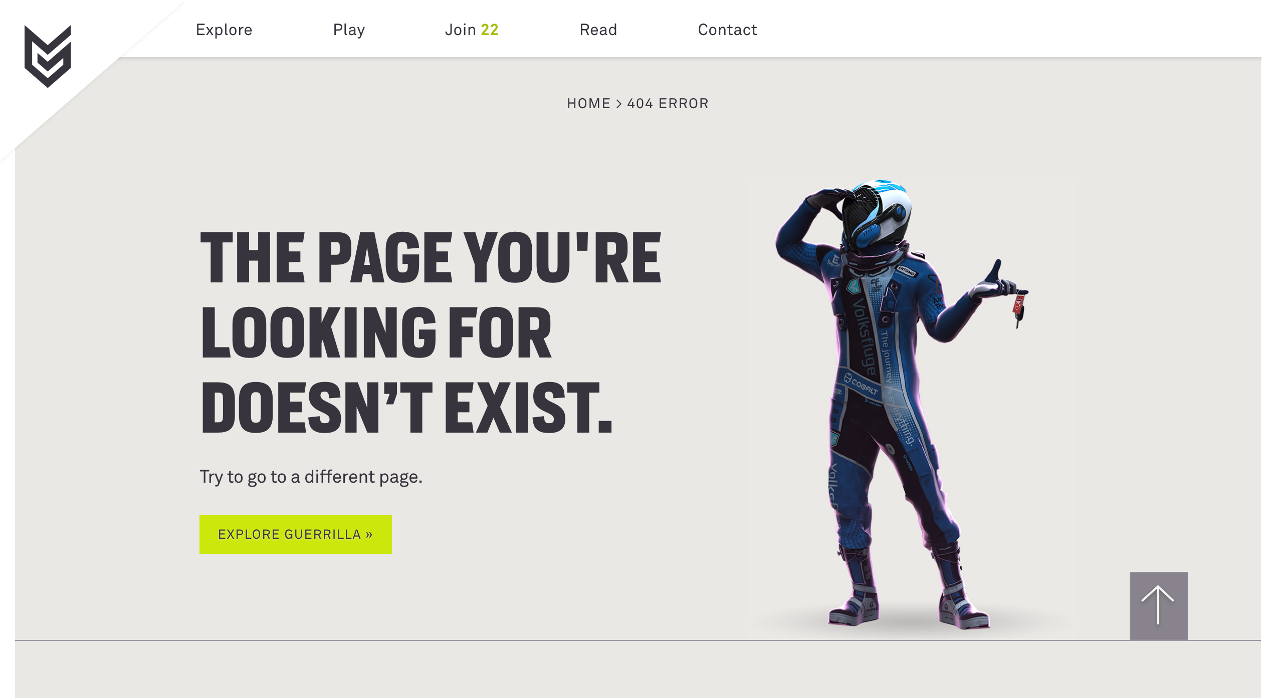 404 page guerrilla
